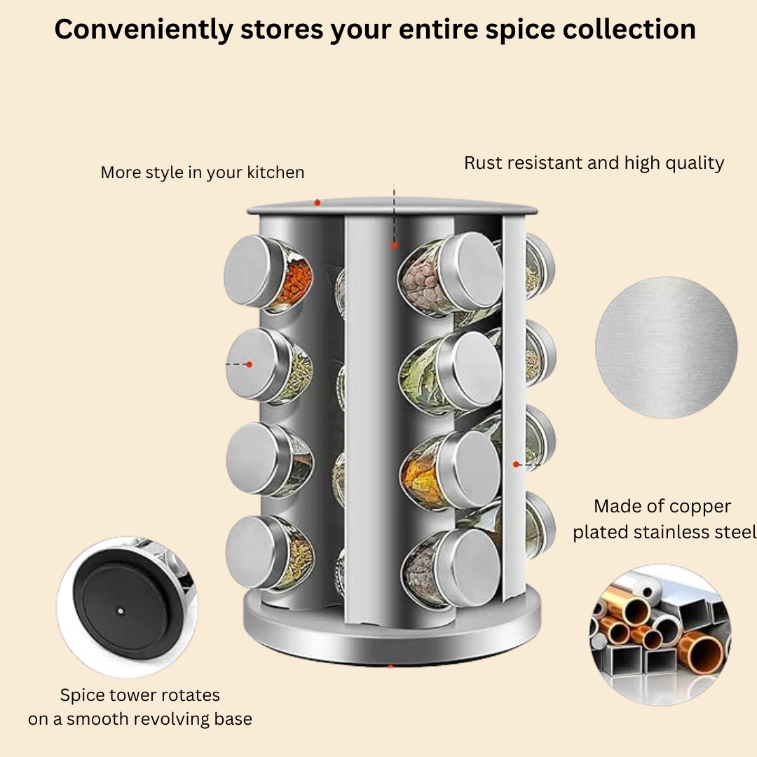 16-Jar Spice Storage